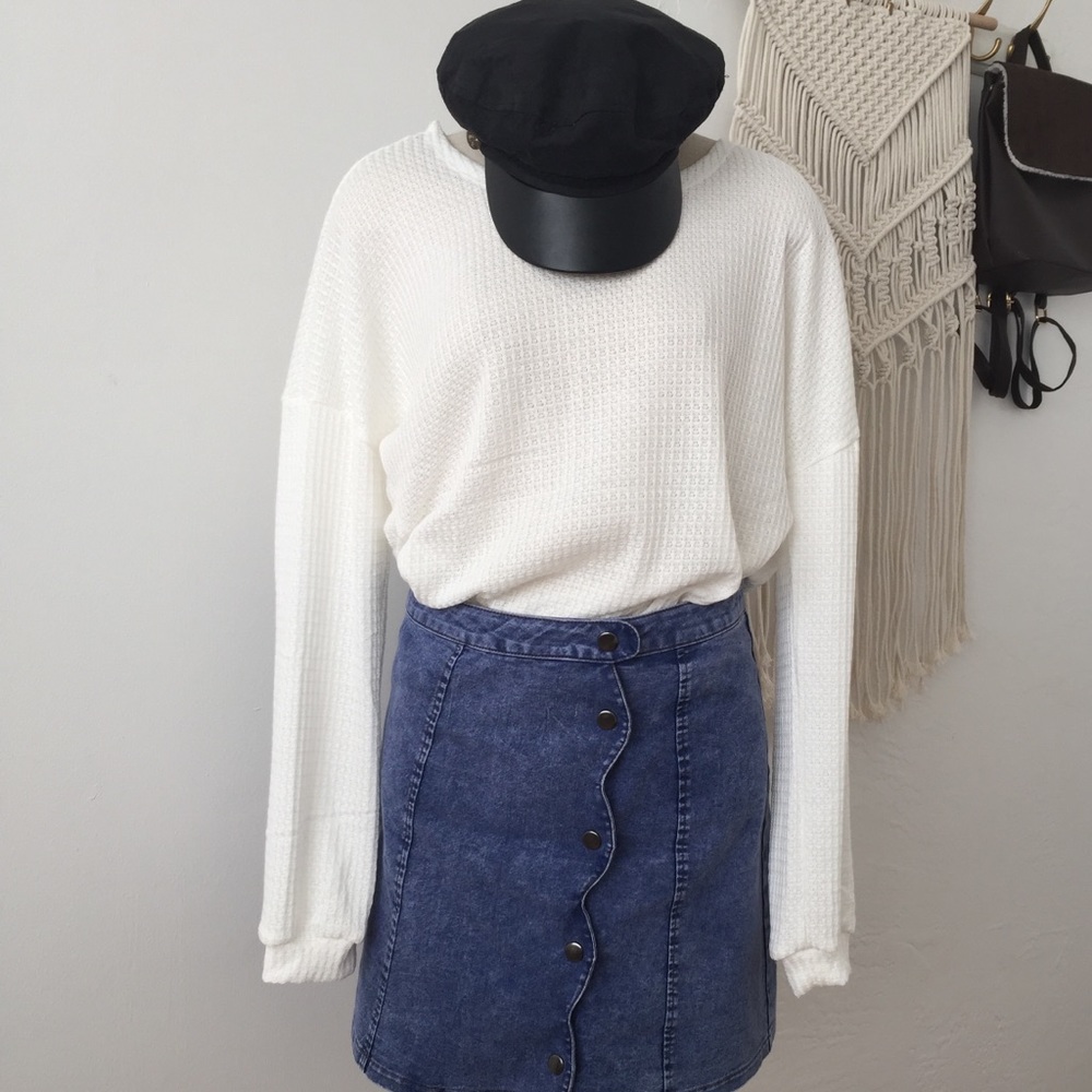 ❗️One Left❗️NWT White waffle knot back - Picture 8 of 8